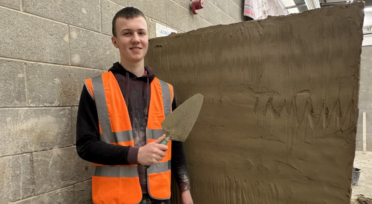 Picture of Level 2 Traineeship in Bricklaying student Niall Kelly
